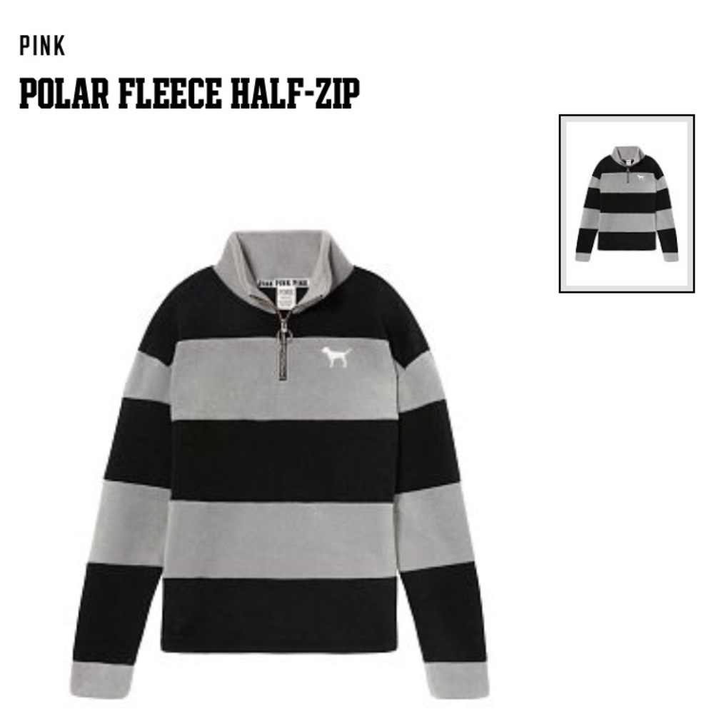 BRAND NEW Victoria’s Secret Polar Fleece Half Zip!